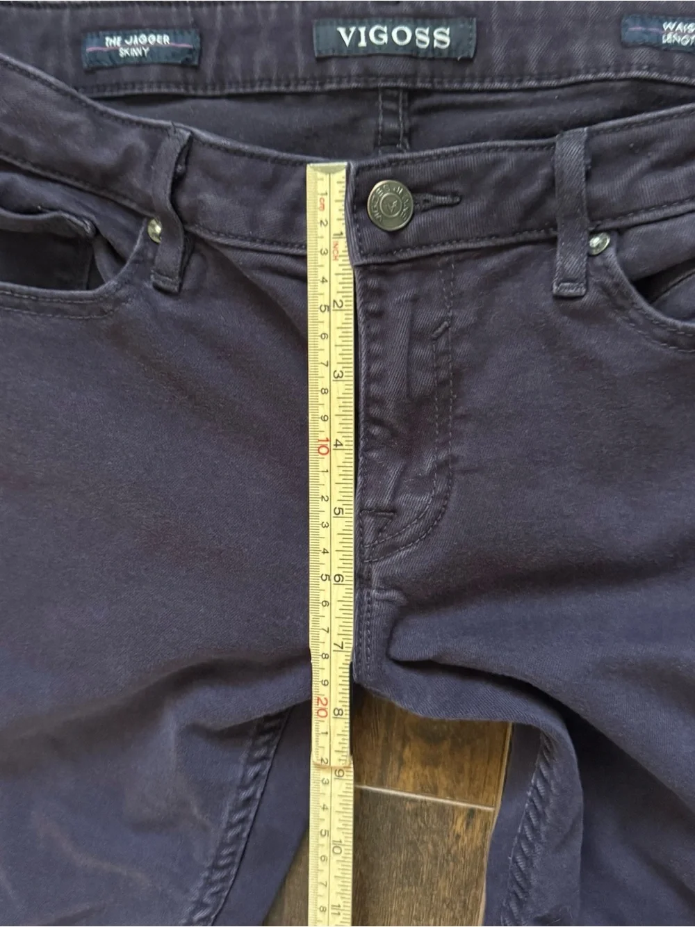 Vigoss Size 28 Purple The Jagger Skinny Jeans